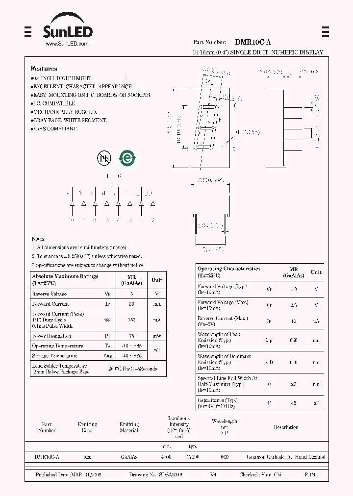 DMR10C-A_4789210.PDF Datasheet