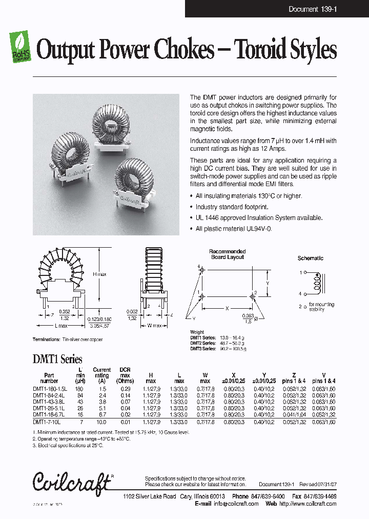 DMT1-16-67L_4529947.PDF Datasheet