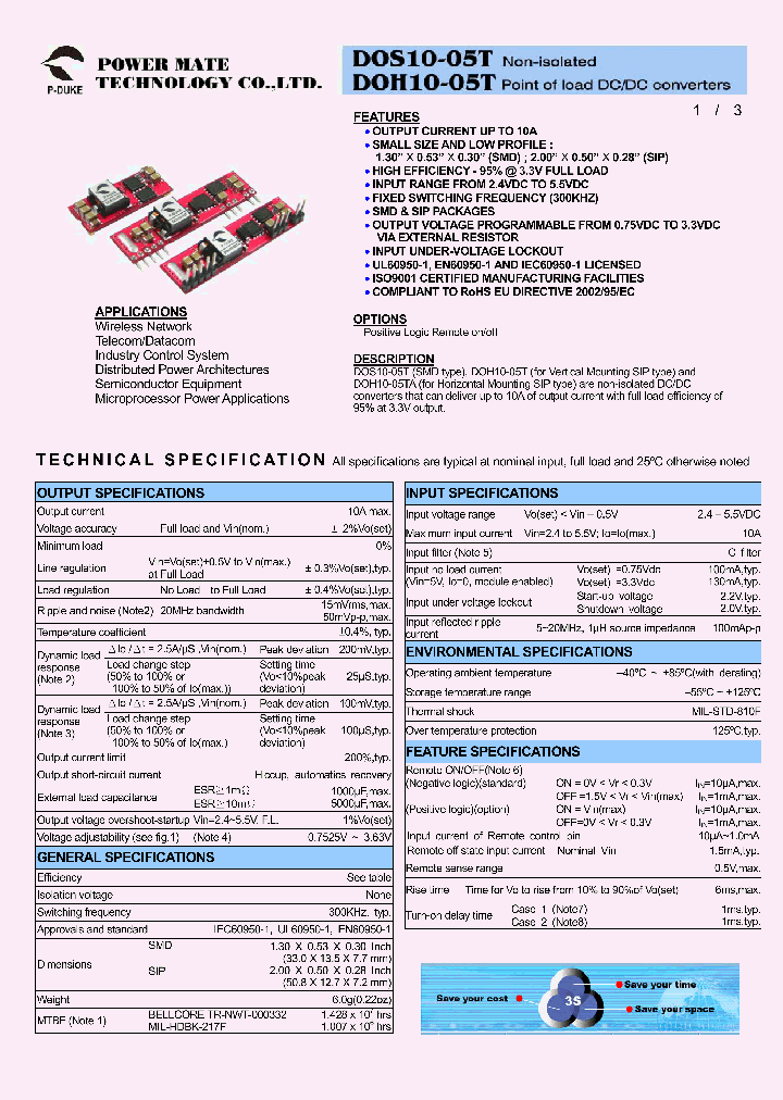 DOH10-05T_4544028.PDF Datasheet