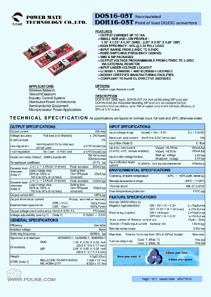 DOH16-05T_4446353.PDF Datasheet