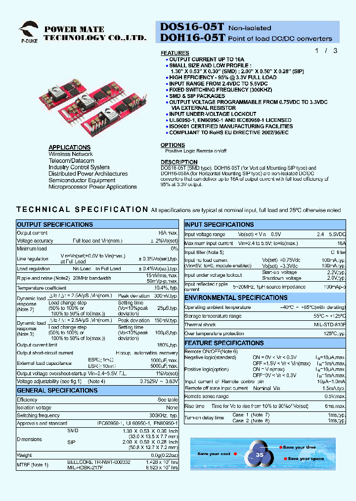 DOH16-05T_4666829.PDF Datasheet
