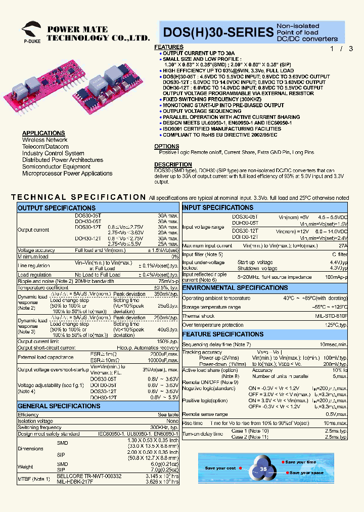 DOH30-05T_4601631.PDF Datasheet