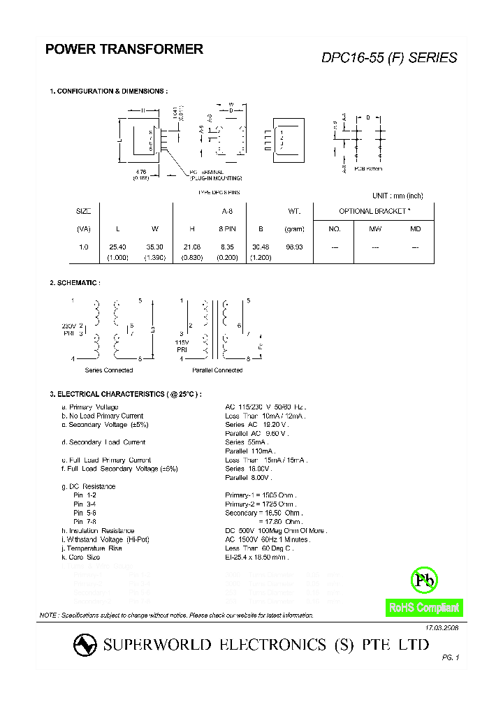 DPC16-55_4430661.PDF Datasheet