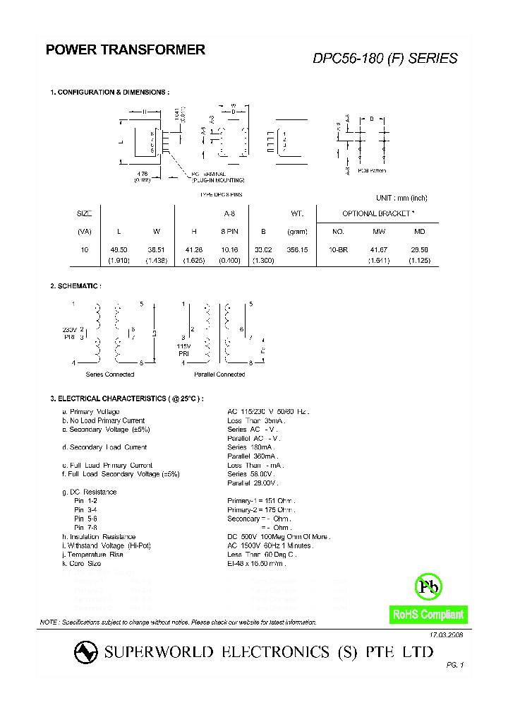 DPC56-180_4559268.PDF Datasheet