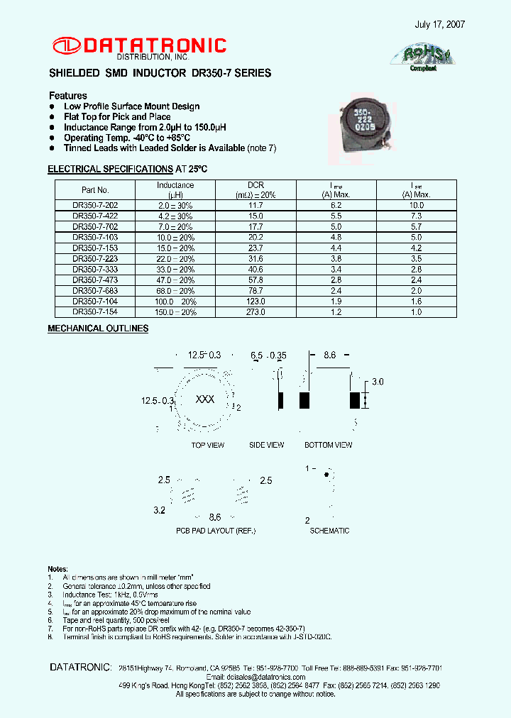 DR350-7-103_4493730.PDF Datasheet
