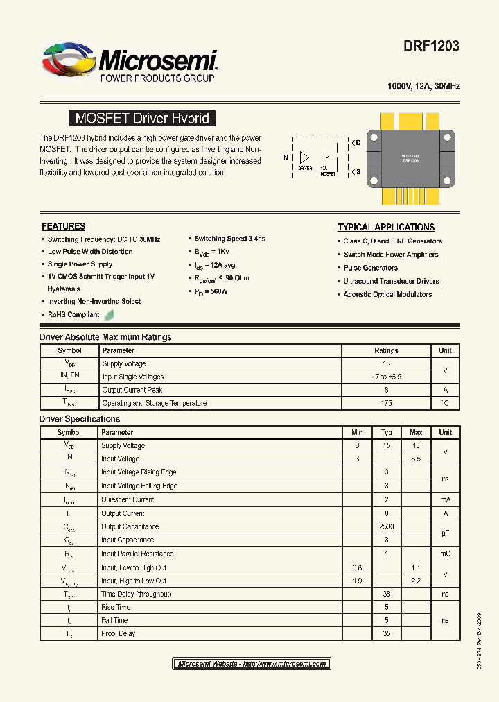 DRF1203_4549822.PDF Datasheet