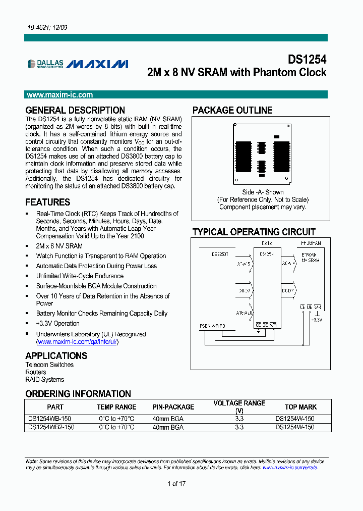 DS1254WB2-150_4776690.PDF Datasheet