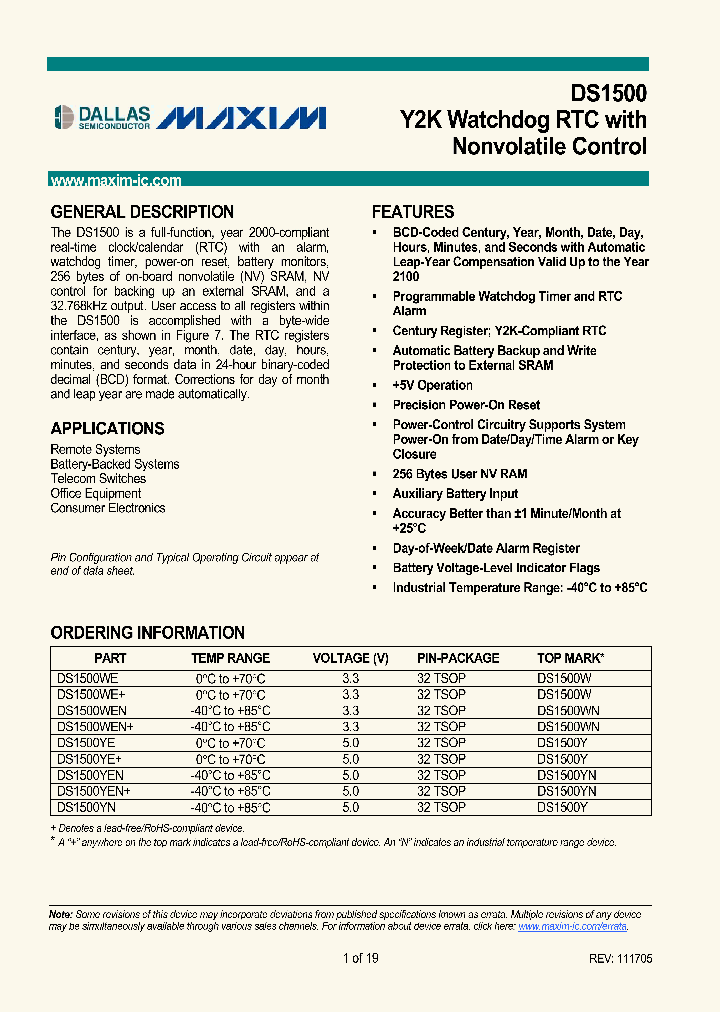 DS1500WE_4204519.PDF Datasheet