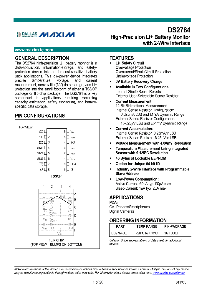 DS2764AE-025R_4684722.PDF Datasheet