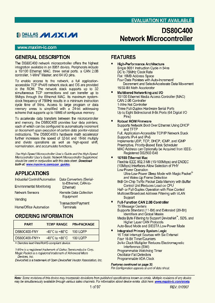 DS80C400_4287774.PDF Datasheet