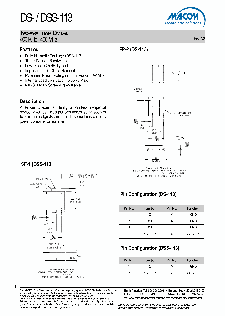 DSS-113_4786867.PDF Datasheet