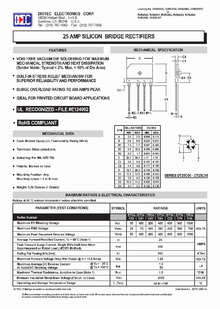 DT25C10_4330123.PDF Datasheet
