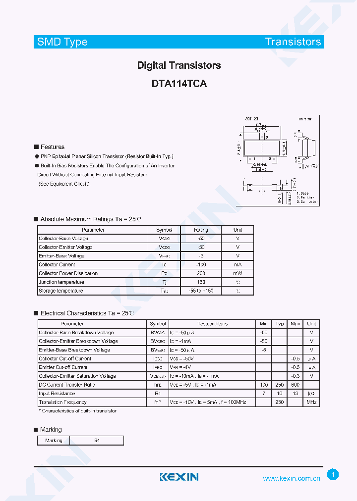DTA114TCA_4781147.PDF Datasheet