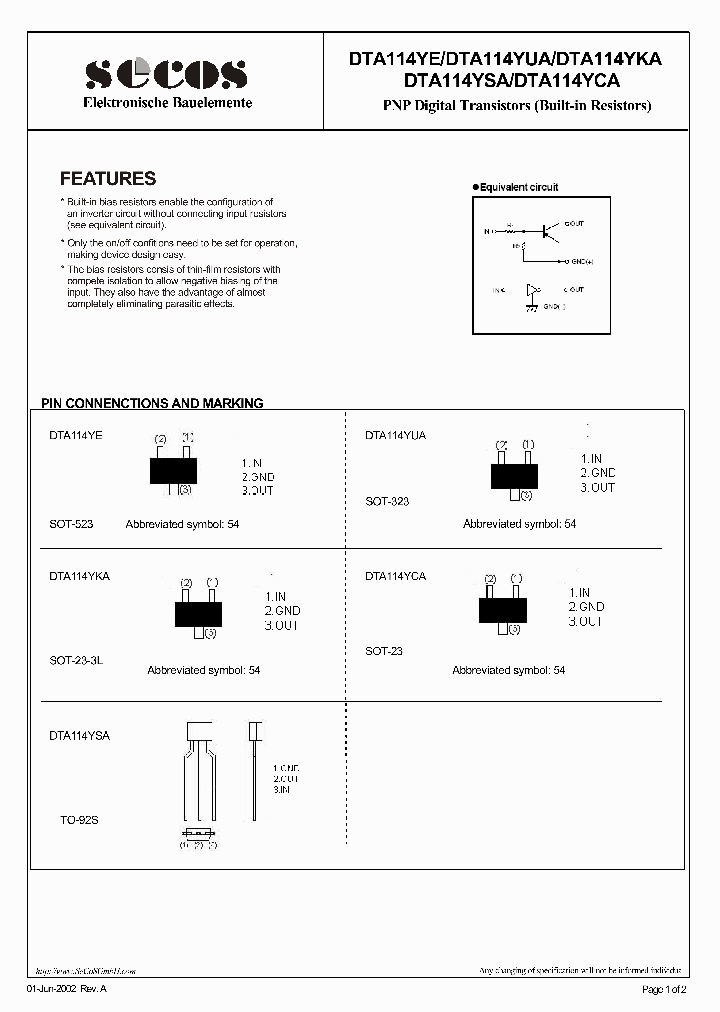 DTA114YUA_4547761.PDF Datasheet