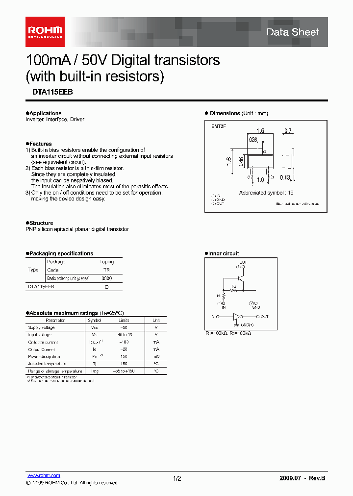 DTA115EEB_4850244.PDF Datasheet
