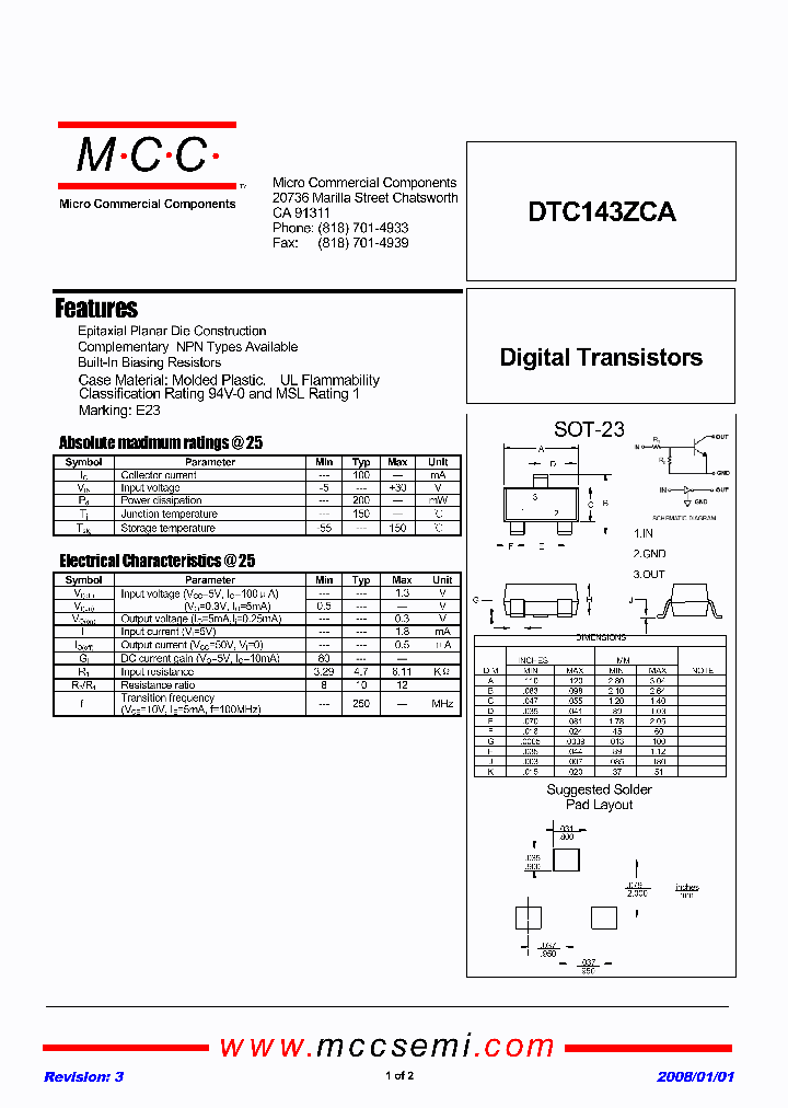 DTC143ZCA-TP_4671780.PDF Datasheet