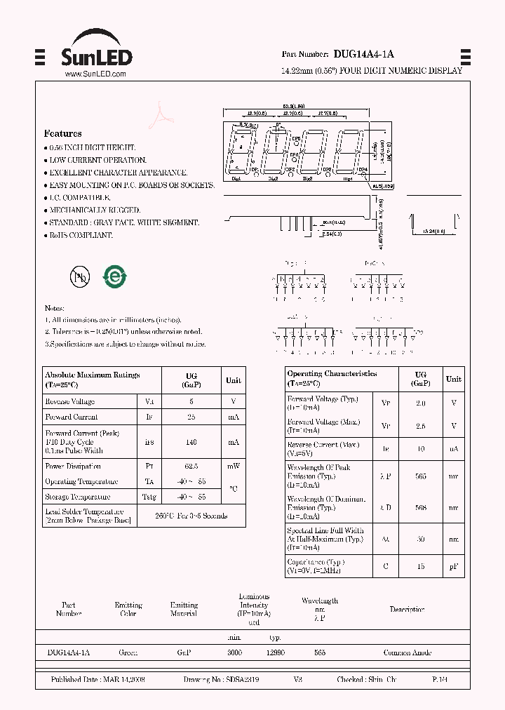 DUG14A4-1A_4789879.PDF Datasheet