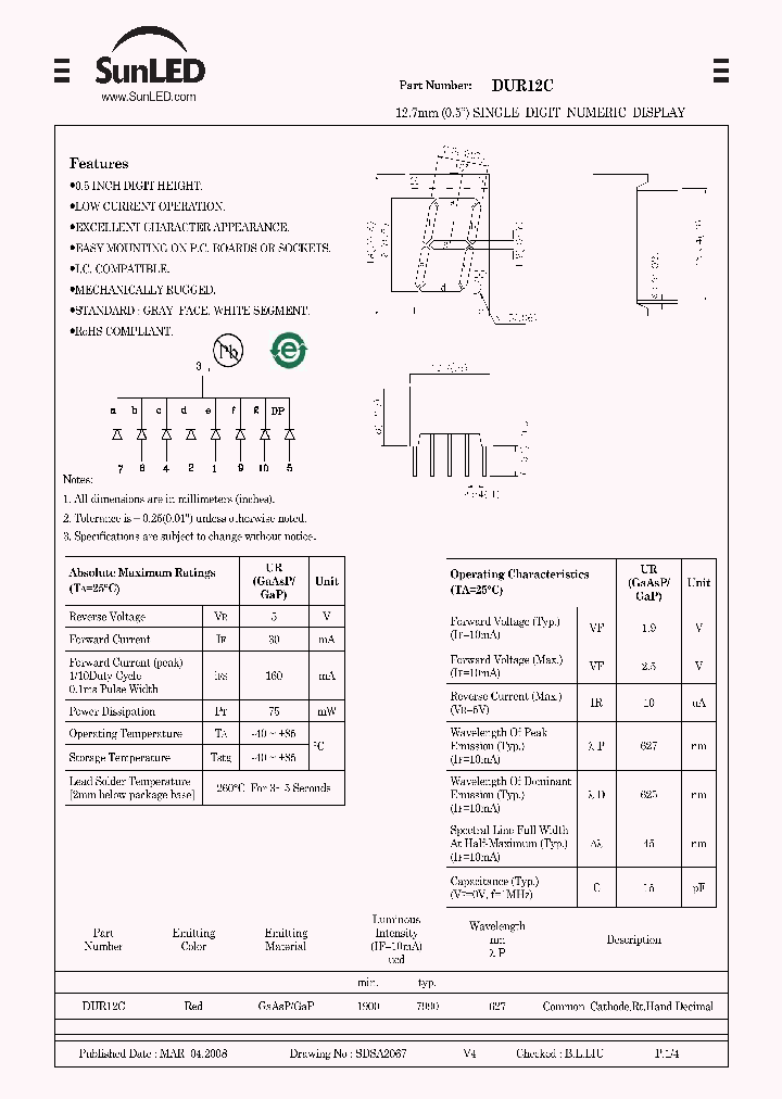 DUR12C_4491056.PDF Datasheet