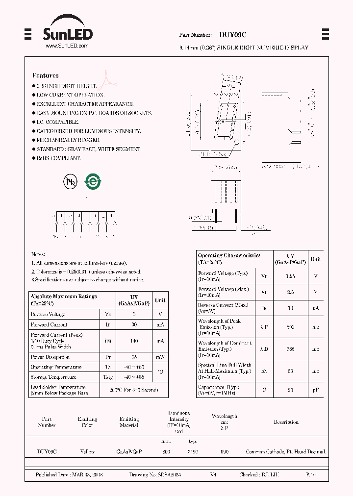 DUY09C_4899500.PDF Datasheet