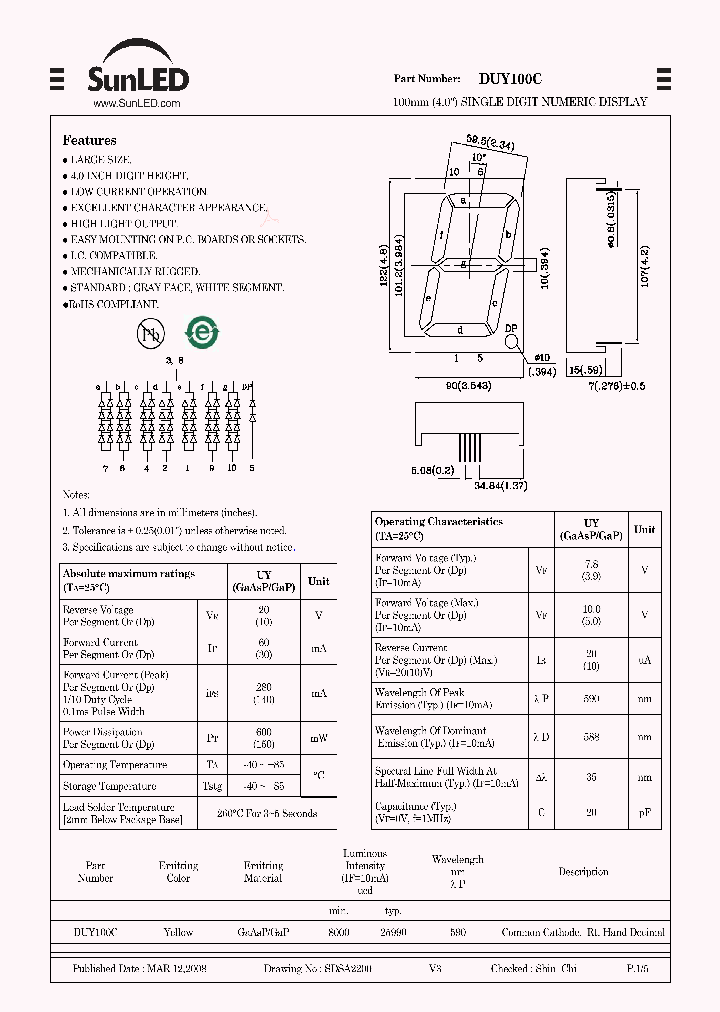 DUY100C_4313938.PDF Datasheet