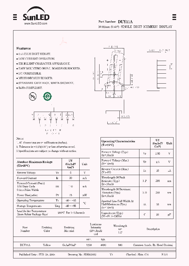 DUY11A_4789833.PDF Datasheet