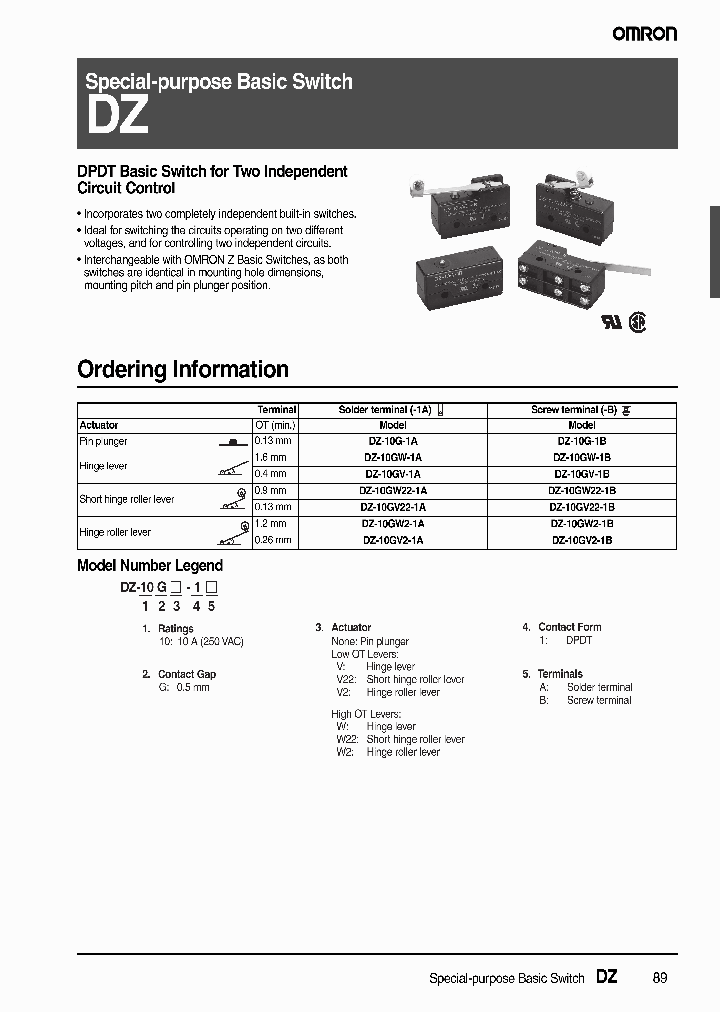 DZ-10GW22-1A_4553406.PDF Datasheet