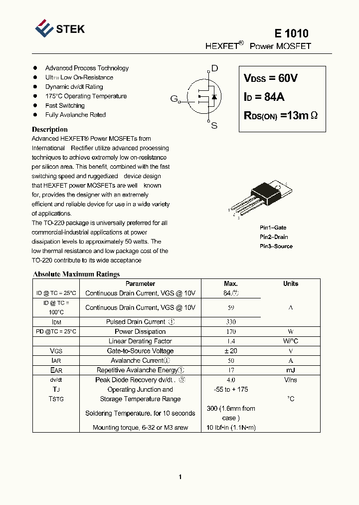 E1010_4377246.PDF Datasheet