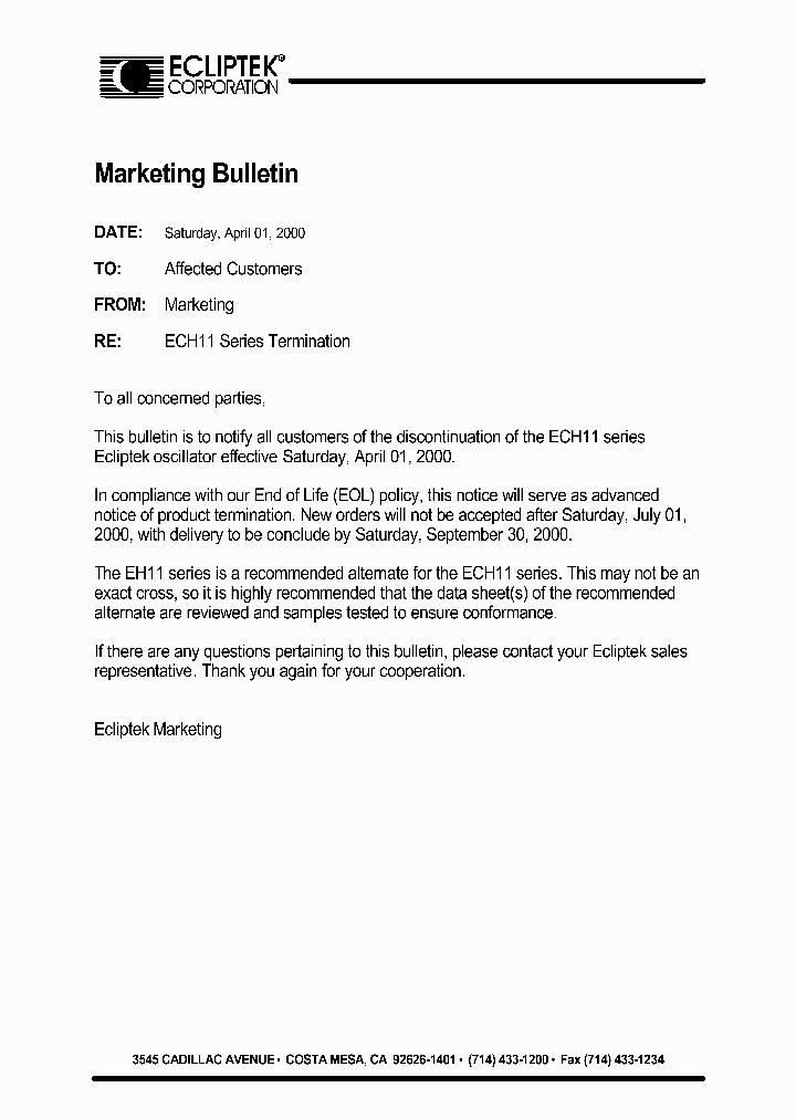 ECH1100HST-70000M_4203591.PDF Datasheet