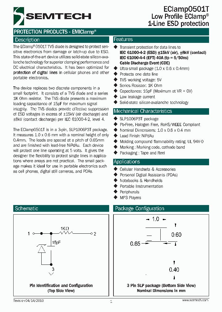 ECLAMP0501T_4786392.PDF Datasheet