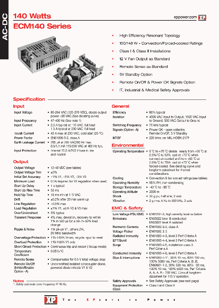 ECM140US12_4469648.PDF Datasheet