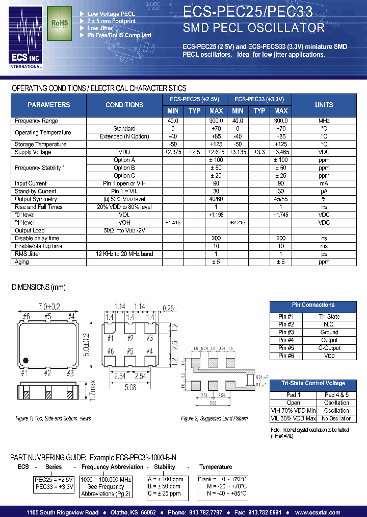 ECS-PEC33-1000-A_4336103.PDF Datasheet