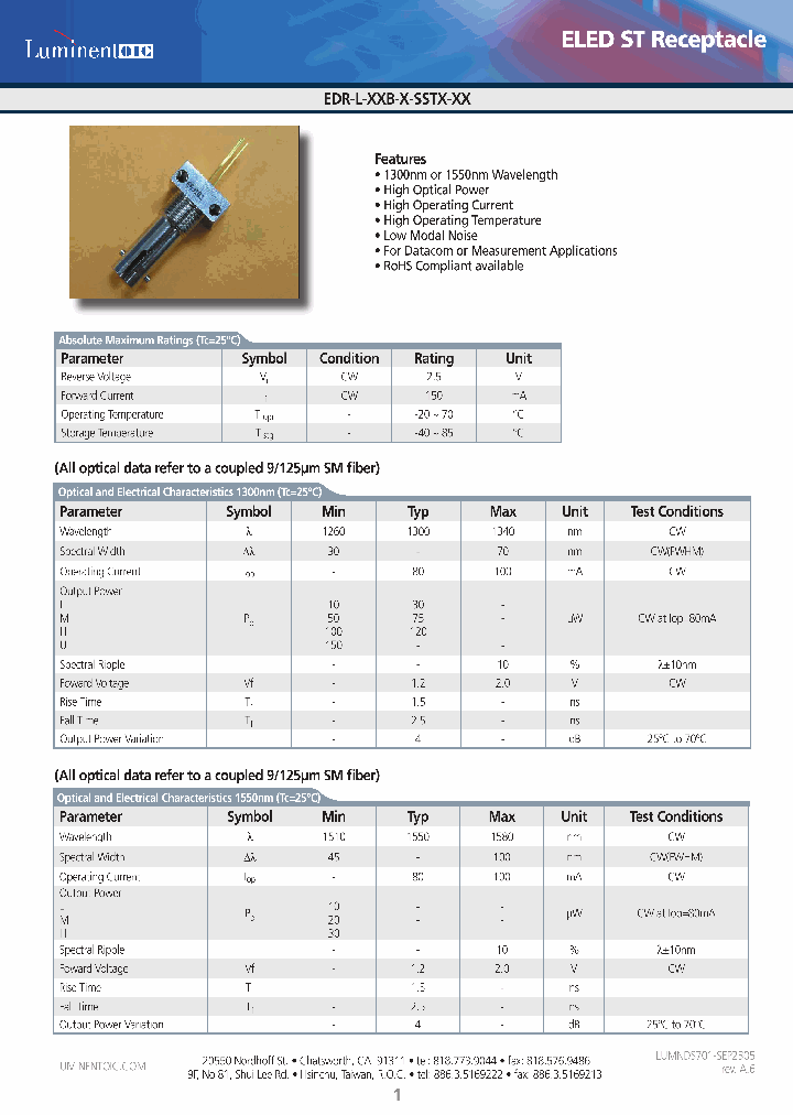 EDR-L-30B-H-SSTB-G5_4588439.PDF Datasheet