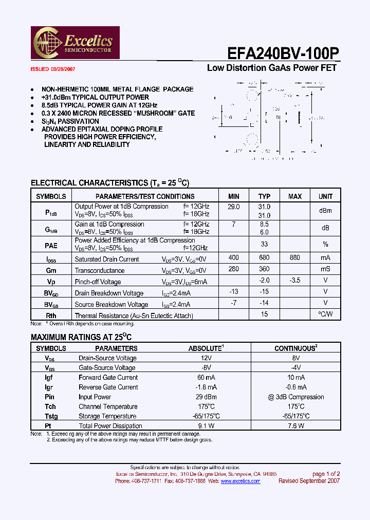 EFA240BV-100P_4566870.PDF Datasheet