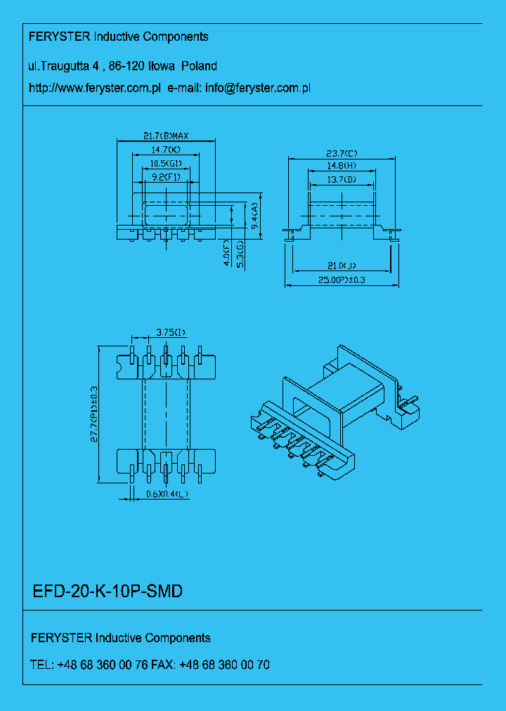 EFD-20-K-10P-SMD_4465417.PDF Datasheet