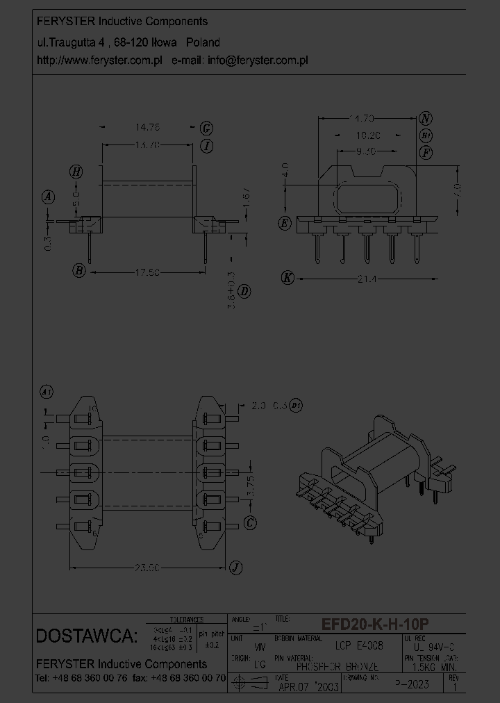 EFD-20-K-H-10P_4465419.PDF Datasheet