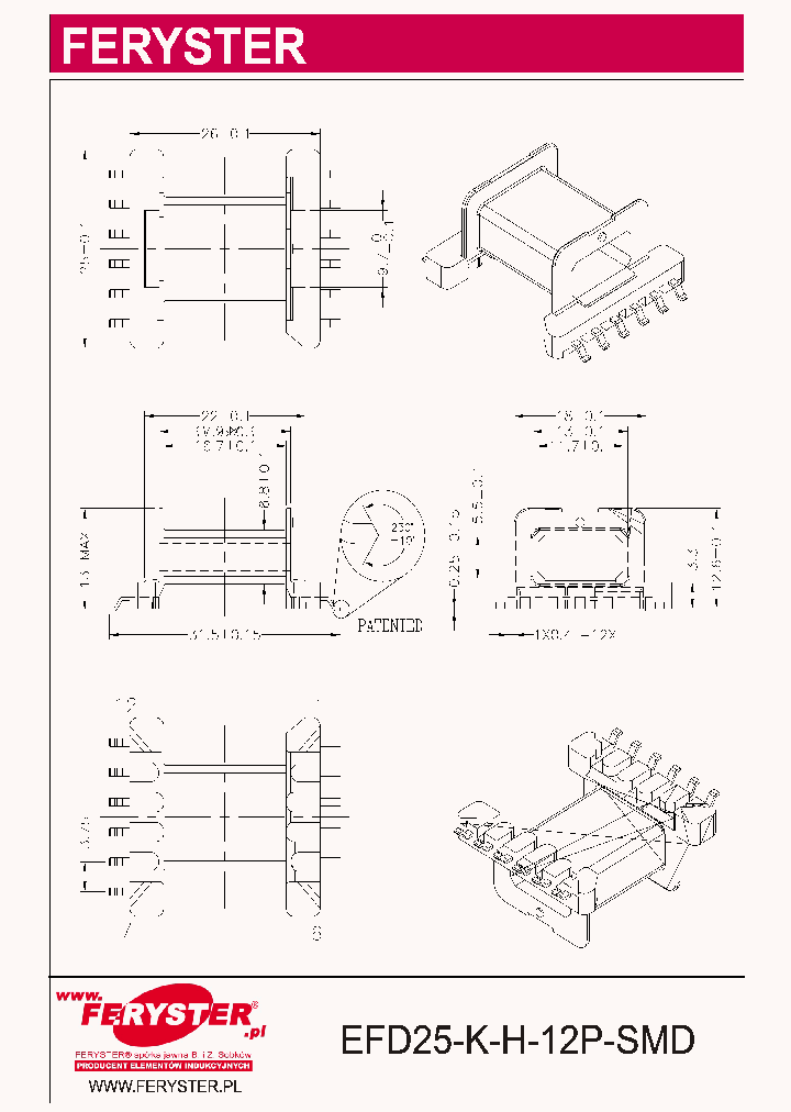 EFD25-K-H-12P-SMD_4634485.PDF Datasheet