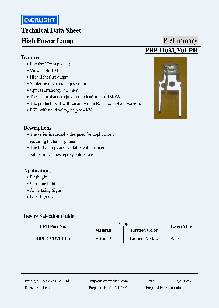 EHP1103UY01-P01_4221712.PDF Datasheet
