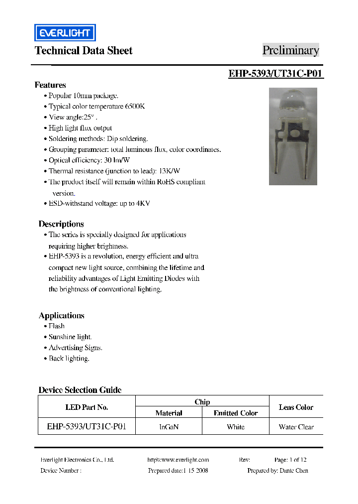 EHP-5393-UT31C-P01_4200738.PDF Datasheet