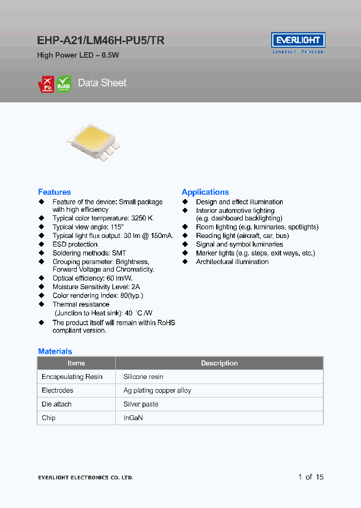 EHP-A21LM46H-PU5TR_4895749.PDF Datasheet
