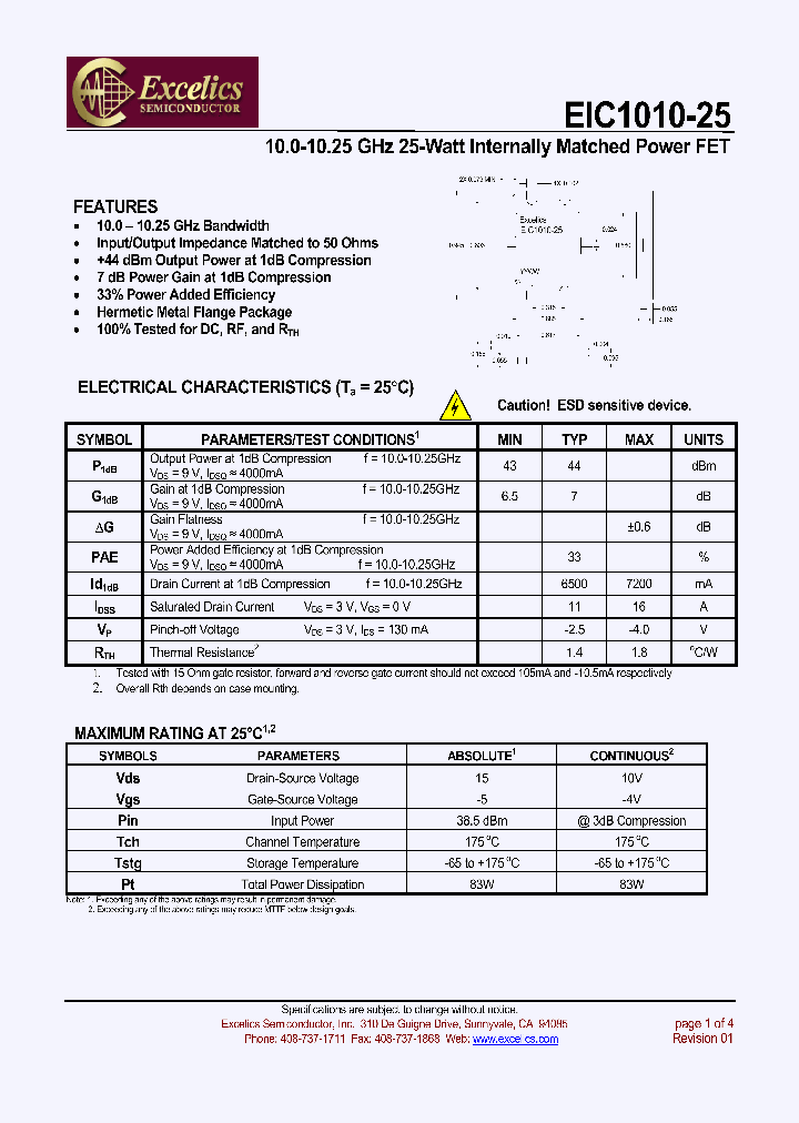 EIC1010-25_4590988.PDF Datasheet