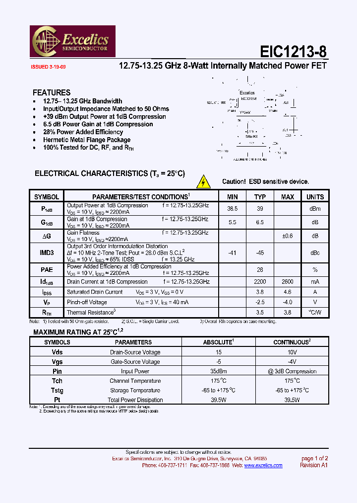 EIC1213-8_4700548.PDF Datasheet