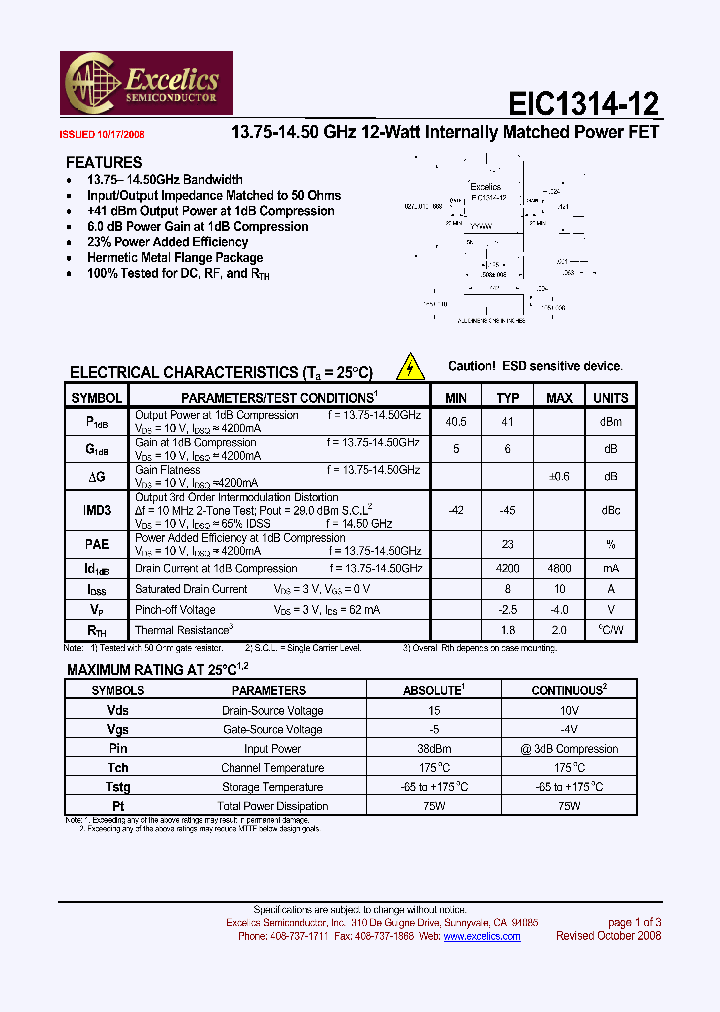 EIC1314-12_4580873.PDF Datasheet