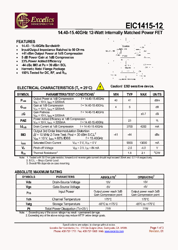 EIC1415-12_4588874.PDF Datasheet