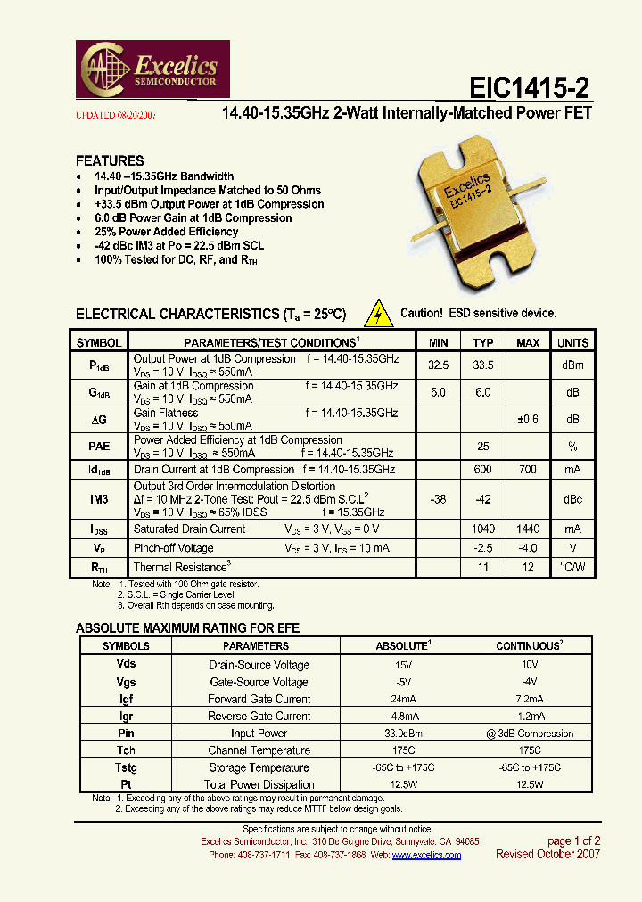 EIC1415-2_4457504.PDF Datasheet