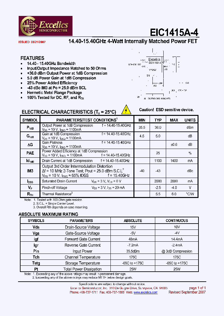 EIC1415A-4_4457509.PDF Datasheet