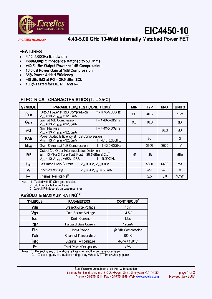 EIC4450-10_4800730.PDF Datasheet