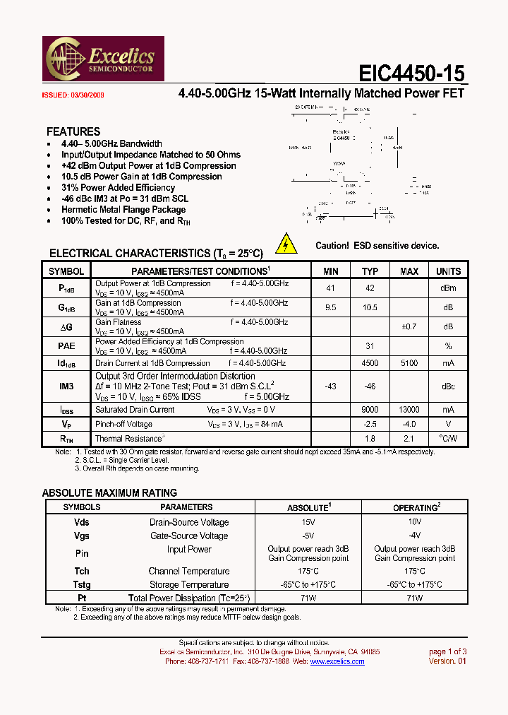 EIC4450-15_4843107.PDF Datasheet