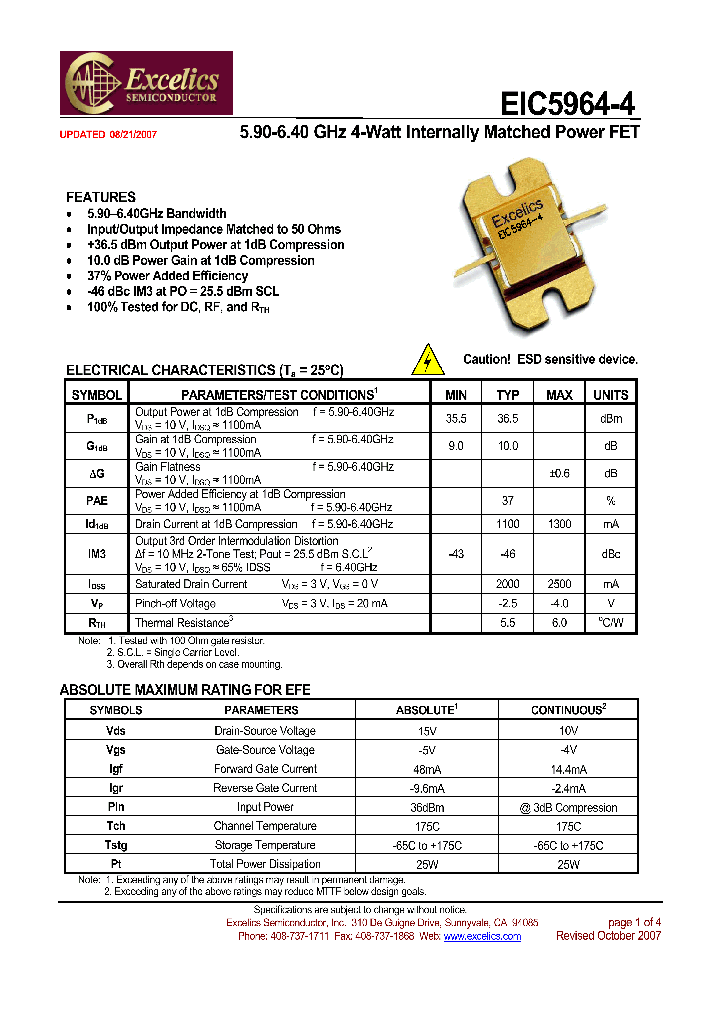 EIC5964-4_4604021.PDF Datasheet