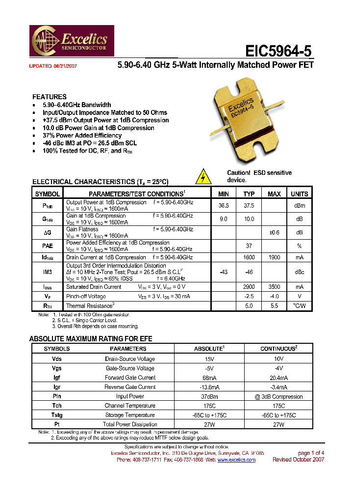 EIC5964-5_4604022.PDF Datasheet