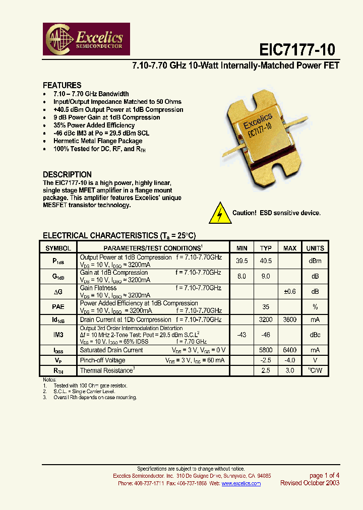 EIC7177-10_4501489.PDF Datasheet